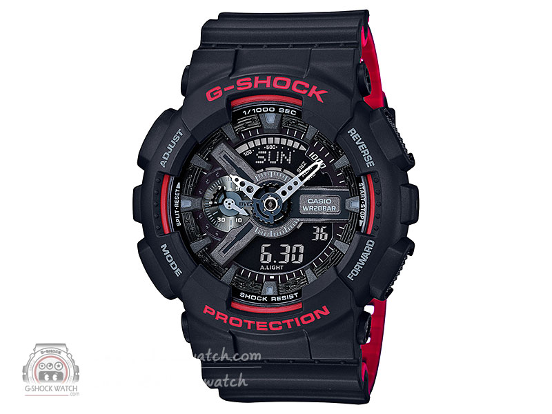 CASIO G-SHOCK นาฬิกาข้อมือ นาฬิกากันน้ำ นาฬิกาของแท้ ประกันศูนย์ CMG 1 ปี รุ่น GA-110HR-1A