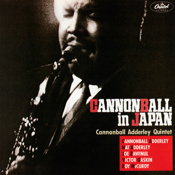 Cannonball Adderley Quintet – Cannonball In Japan / USA / ปกในมีจุดเหลือง / แผ่นดี