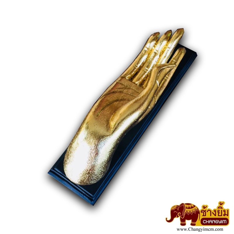 มือหงายติดผนัง