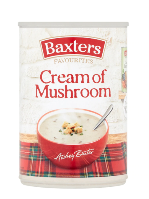 Baxters Cream of Mushroom Soup แบ็กซ์เตอร์ซุปครีมเห็ด 400 G. (07-0222)