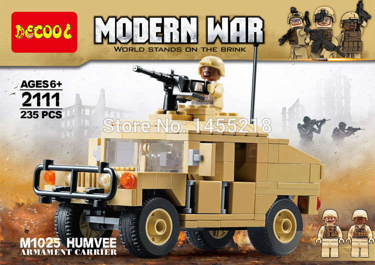 เลโก้จีน Decool 2111 Modern War (Humvee)