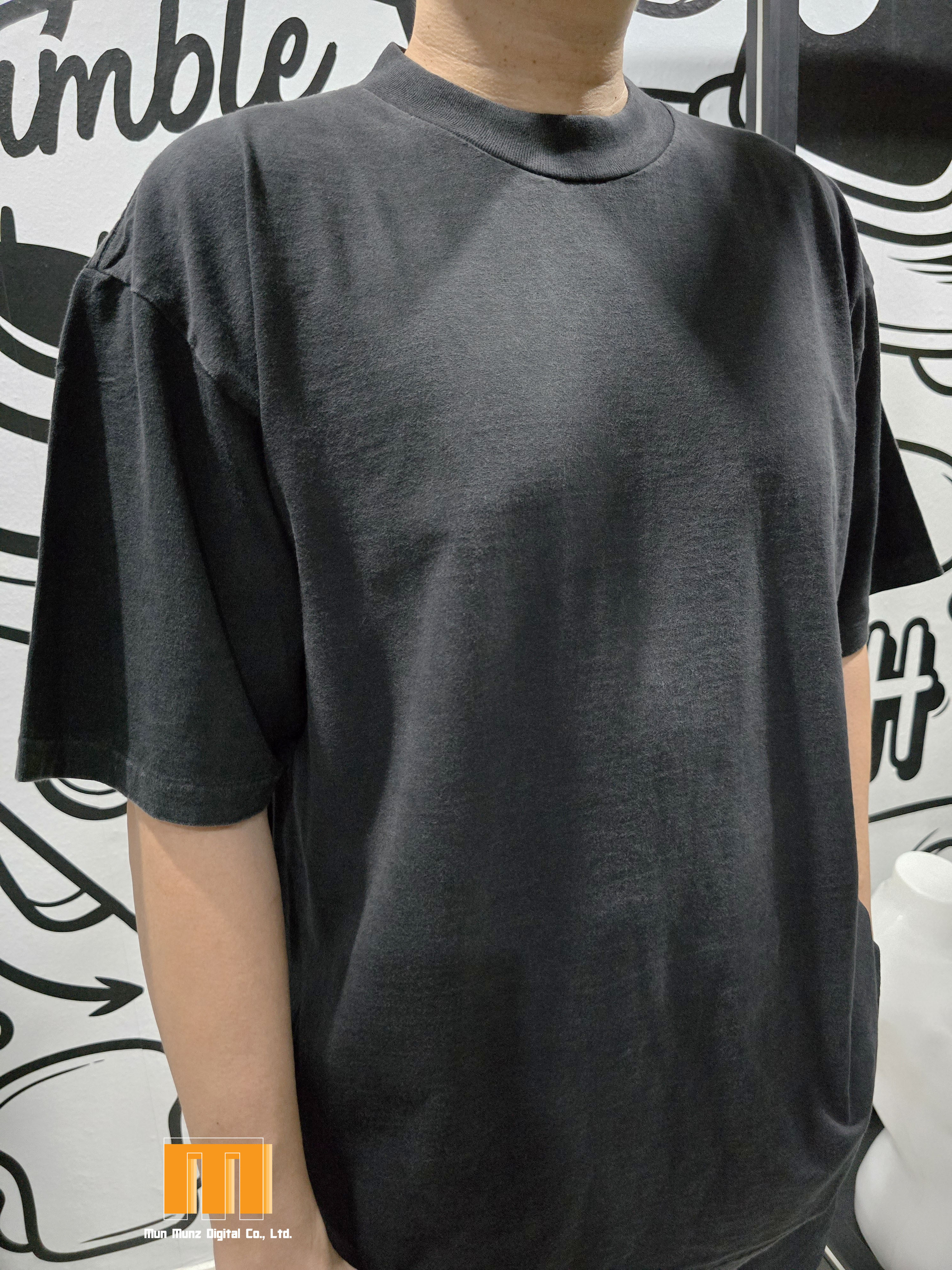 รับสกรีนเสื้อ oversize โอเวอร์ไซส์ สีเฟด