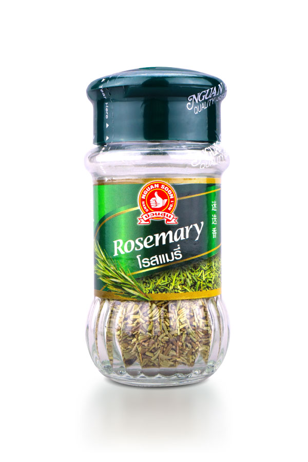 โรสแมรี่ขวดแก้ว ตรามือ NO. 1 Hand Brand Dried Rosemary 23 g. (08-0146)