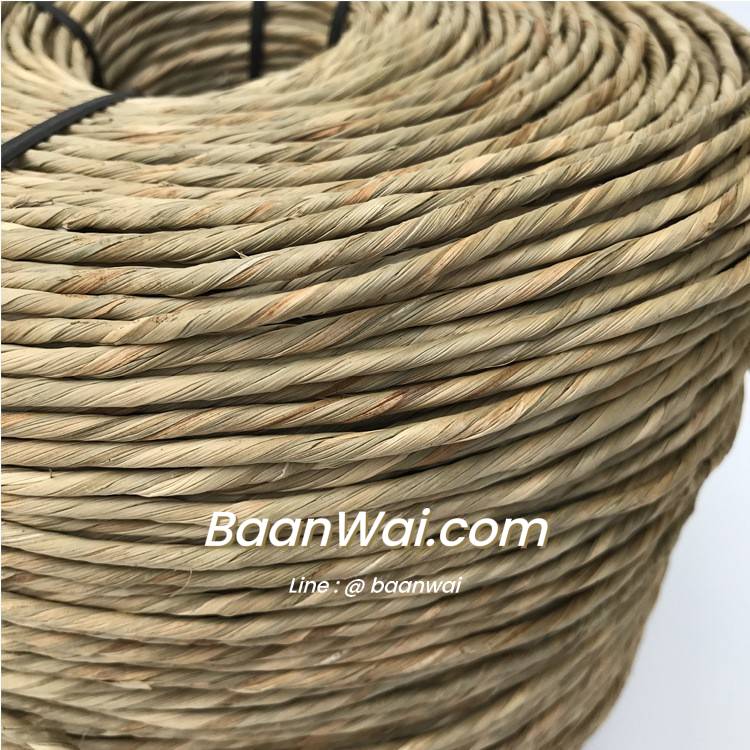เชือกหญ้าทะเล เชือกสานตะกร้า ยกม้วน 5 Kg.