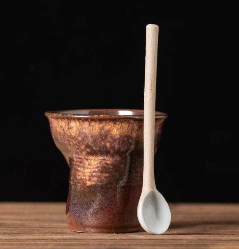 แก้วกาแฟ+ช้อน,แก้วกาแฟเซรามิก,แก้วกาแฟเซรามิค,200ml