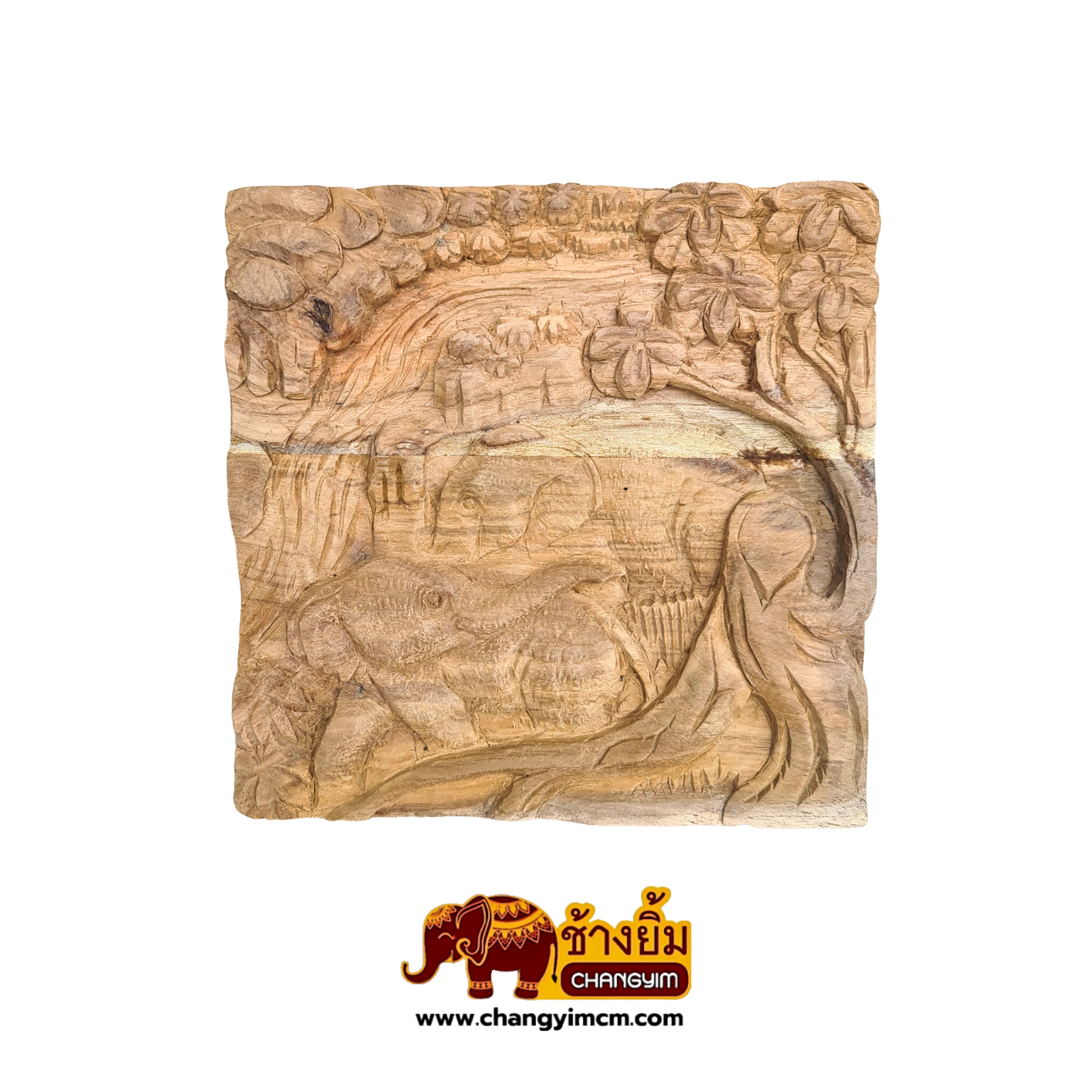 แผนแกะสลักสี่เหลี่ยม 8 นิ้ว