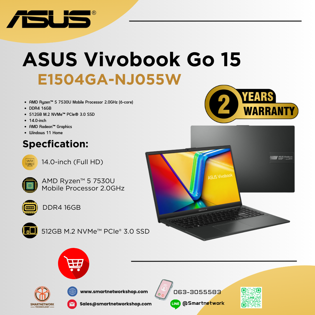 ASUS Vivobook Go 15 E1504GA-NJ055W