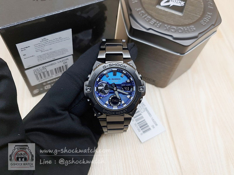 CASIO G-SHOCK นาฬิกาข้อมือ นาฬิกากันน้ำ นาฬิกาของแท้ ประกันศูนย์ CMG 1 ปี รุ่น GST-B400BD-1A2