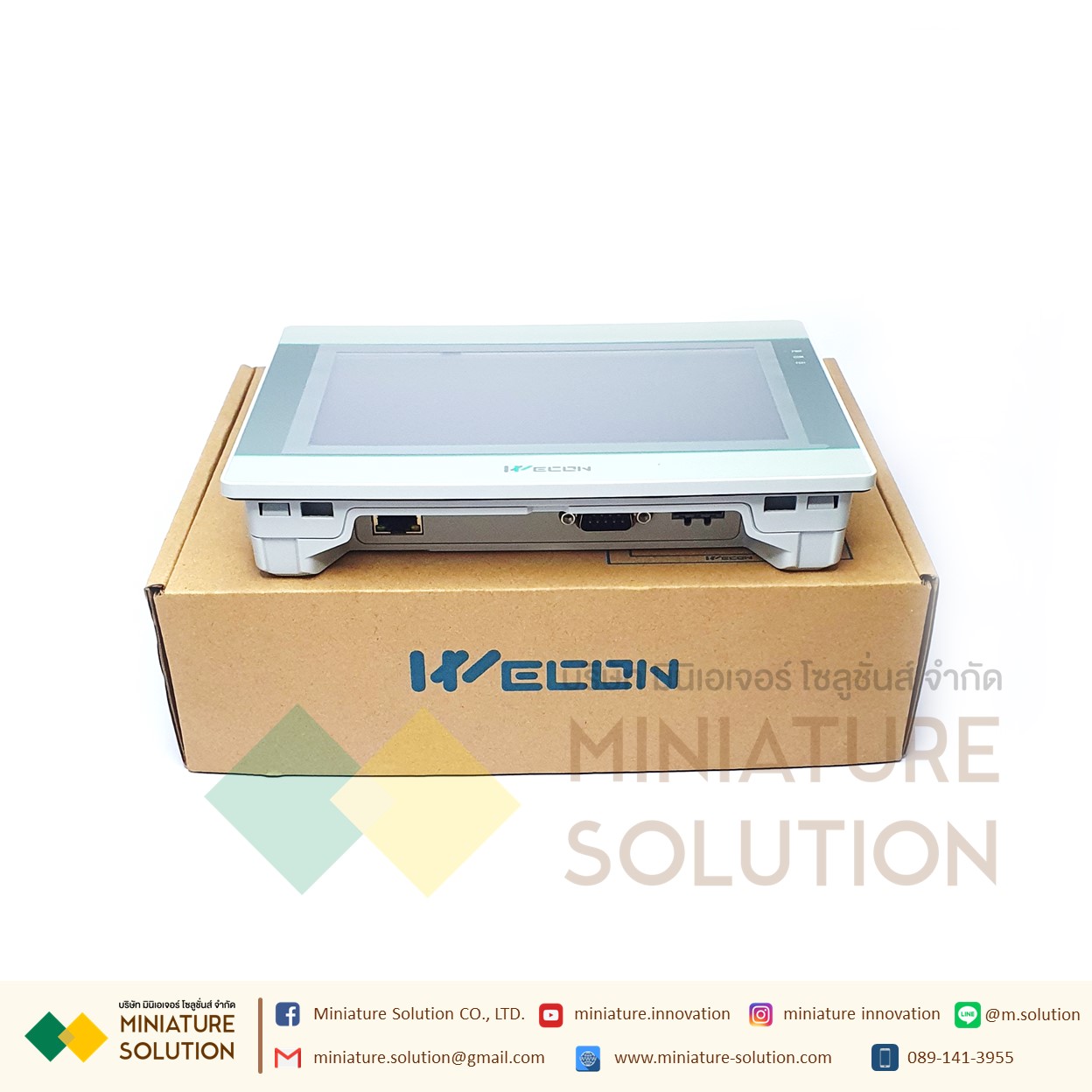Wecon PI3070ig-0 HMI จอ HMI IOT หน้าจอแสดงผล ขนาด 7 นิ้ว PI3070ig-0