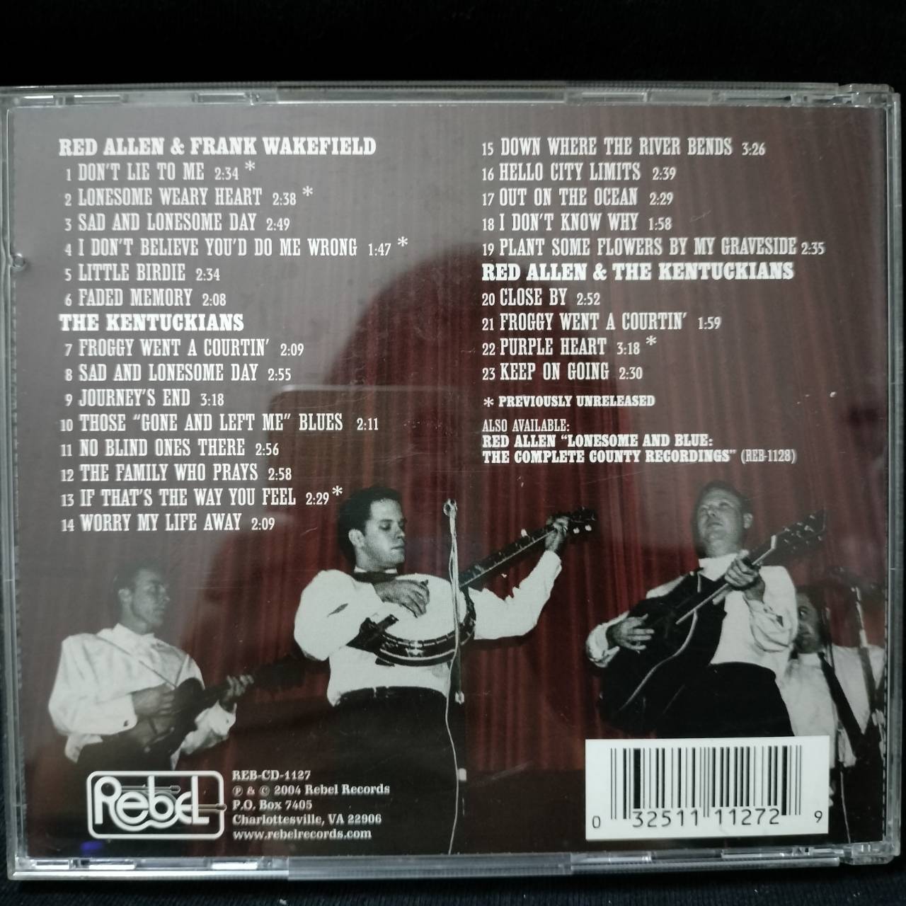 Red Allen – Keep On Going: The Rebel & Melodeon Recordings / USA / แผ่นดี