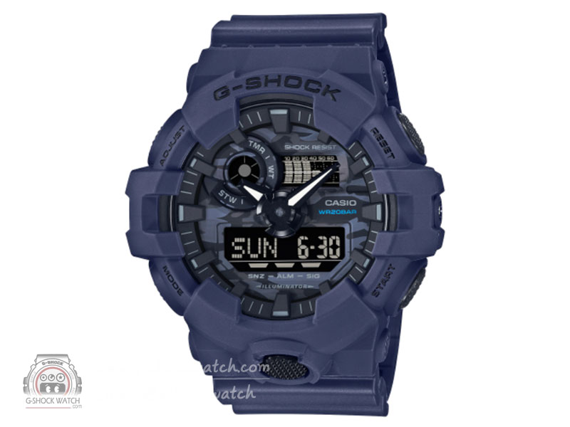 CASIO G-SHOCK นาฬิกาข้อมือ นาฬิกากันน้ำ นาฬิกาของแท้ ประกันศูนย์ CMG 1 ปี รุ่น GA-700CA-2A