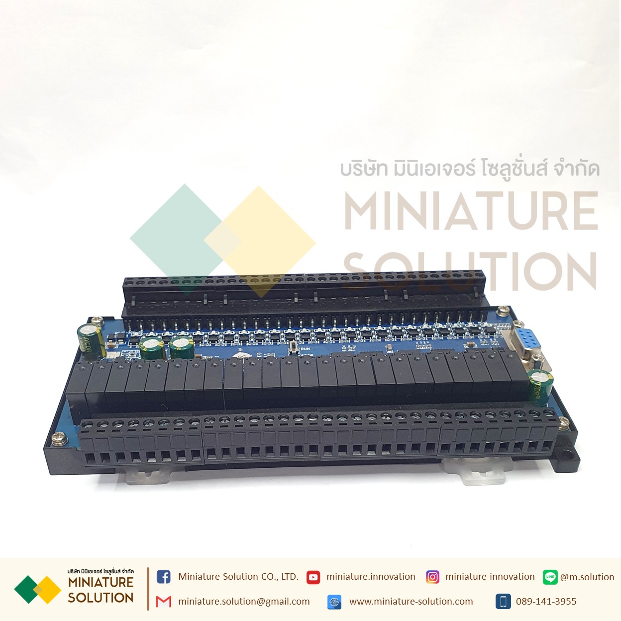 PLC FX2N - 48MR GX PLC บอร์ดควบคุมการตั้งโปรแกรมได้ สำหรับงานอุตสาหกรรม พร้อมรางยึด