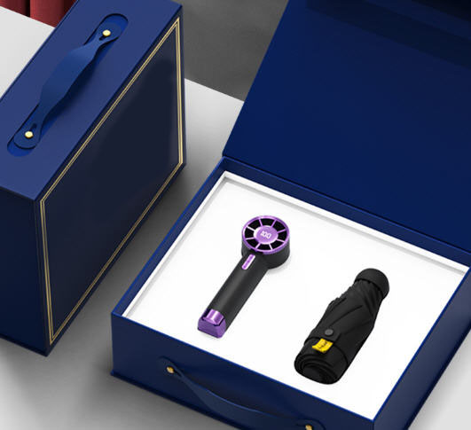 ชุดของขวัญปีใหม่,ร่ม+พัดลมพกพา,สกรีนโลโก้,ติดLOGO,ราคาพิเศษ