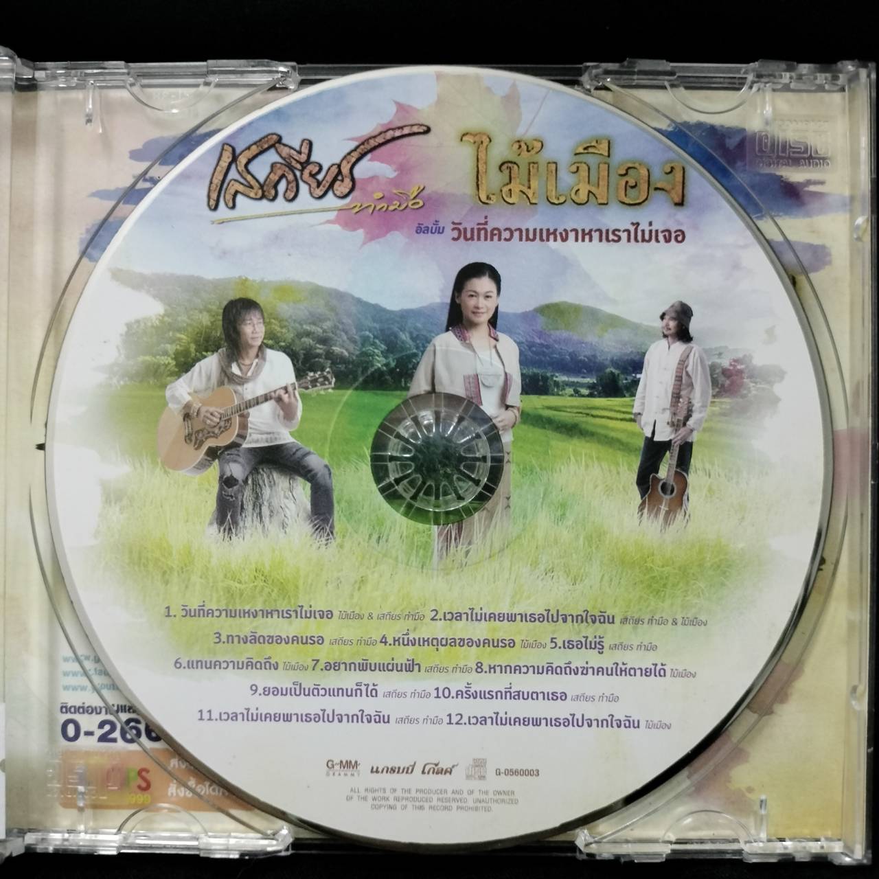 เสถียร ทำมือ + ไม้เมือง – วันที่ความเหงาหาเราไม่เจอ / แผ่นดี