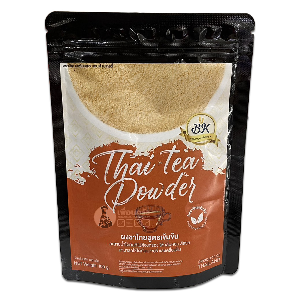 ผงชาไทยสูตรเข้มข้น ออริจินอล BK Thai Tea Powder Original 100 g. (05-8491)