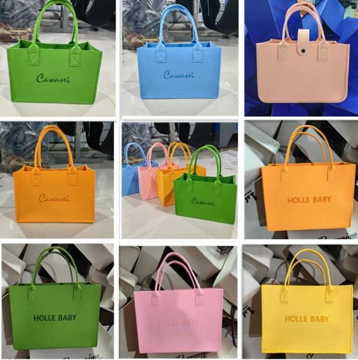 กระเป๋าถือ,กระเป๋าถือผ้าสักหลาด,กระเป๋าผ้าสักหลาด,กระเป๋าถือผ้าสักหลาด,สกรีนโลโก้,ผลิตตามแบบ