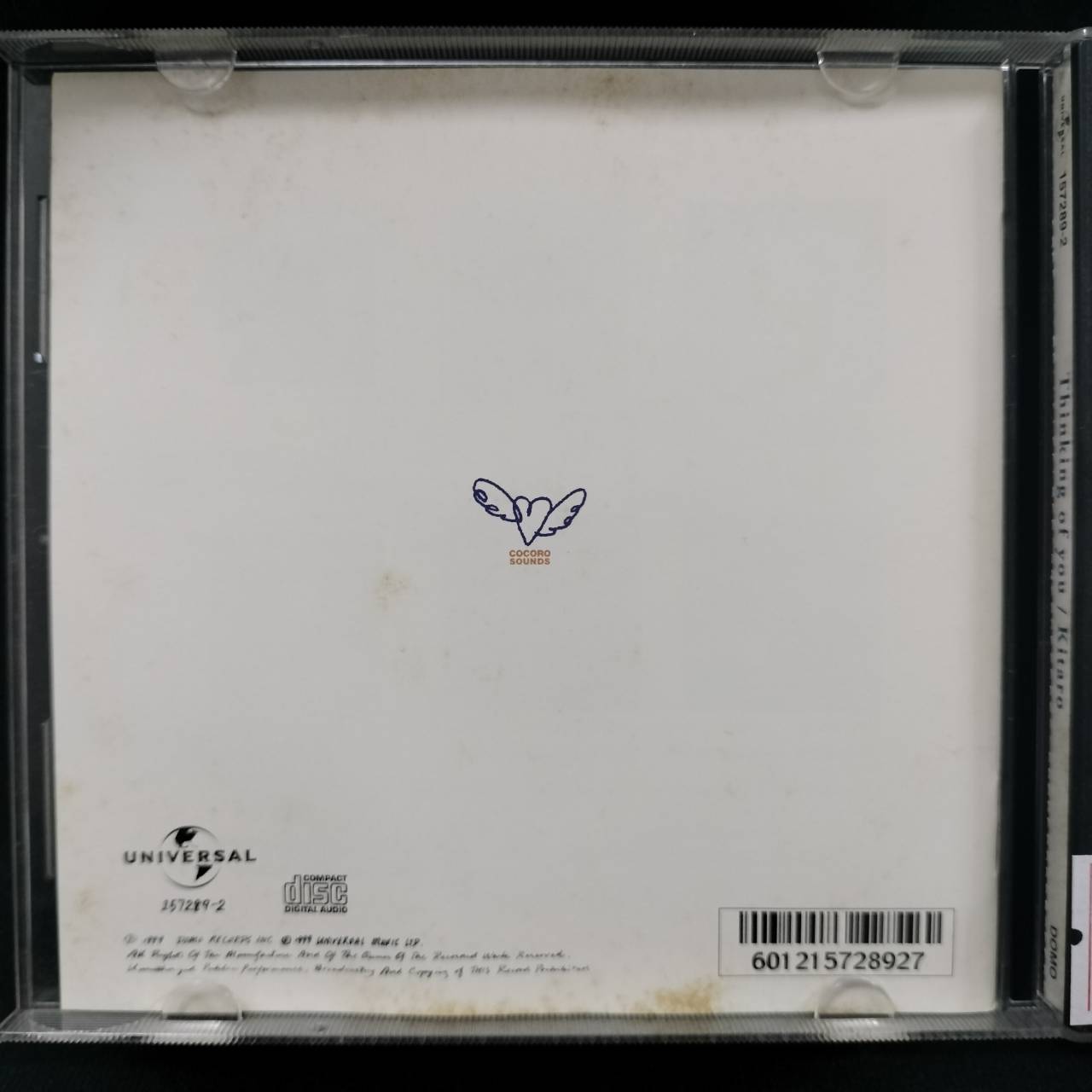 Kitaro – Thinking Of You / JAPAN / ปกมีจุดเหลือง / แผ่นดี