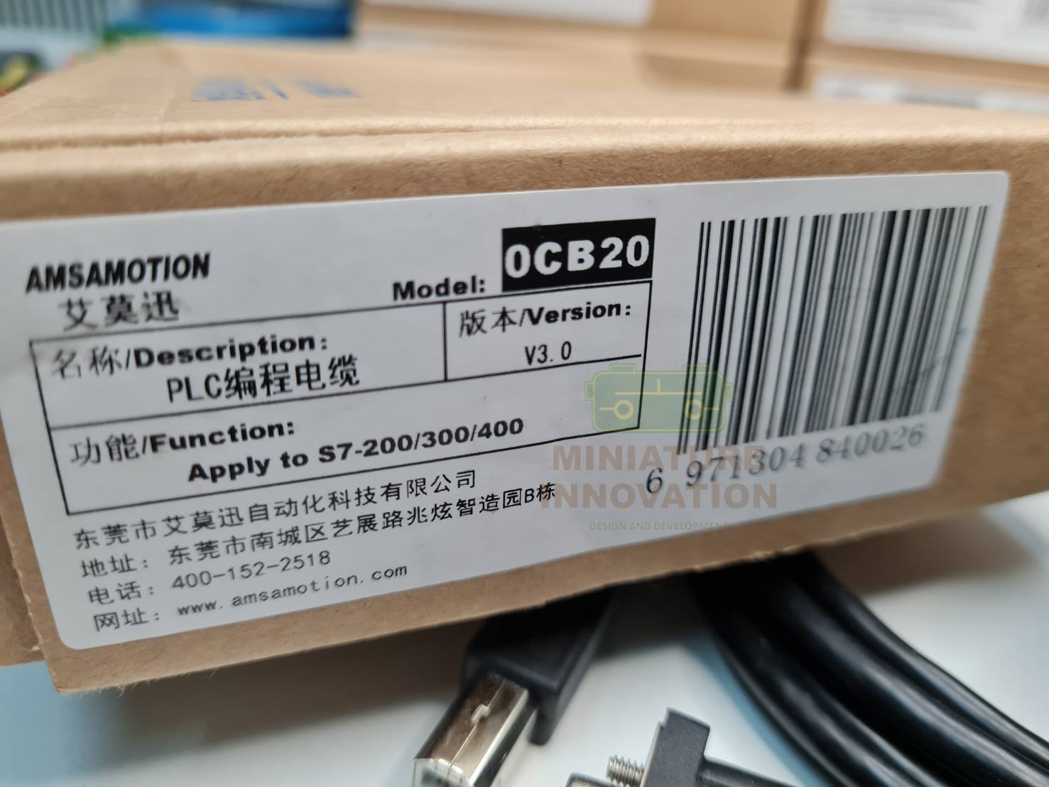 สาย Link Siemens โหลดโปรแกรม PLC ยี่ห้อ Siemens รุ่น 6ES7972-0CB20-0XA0 สำหรับ S7-200/300/400