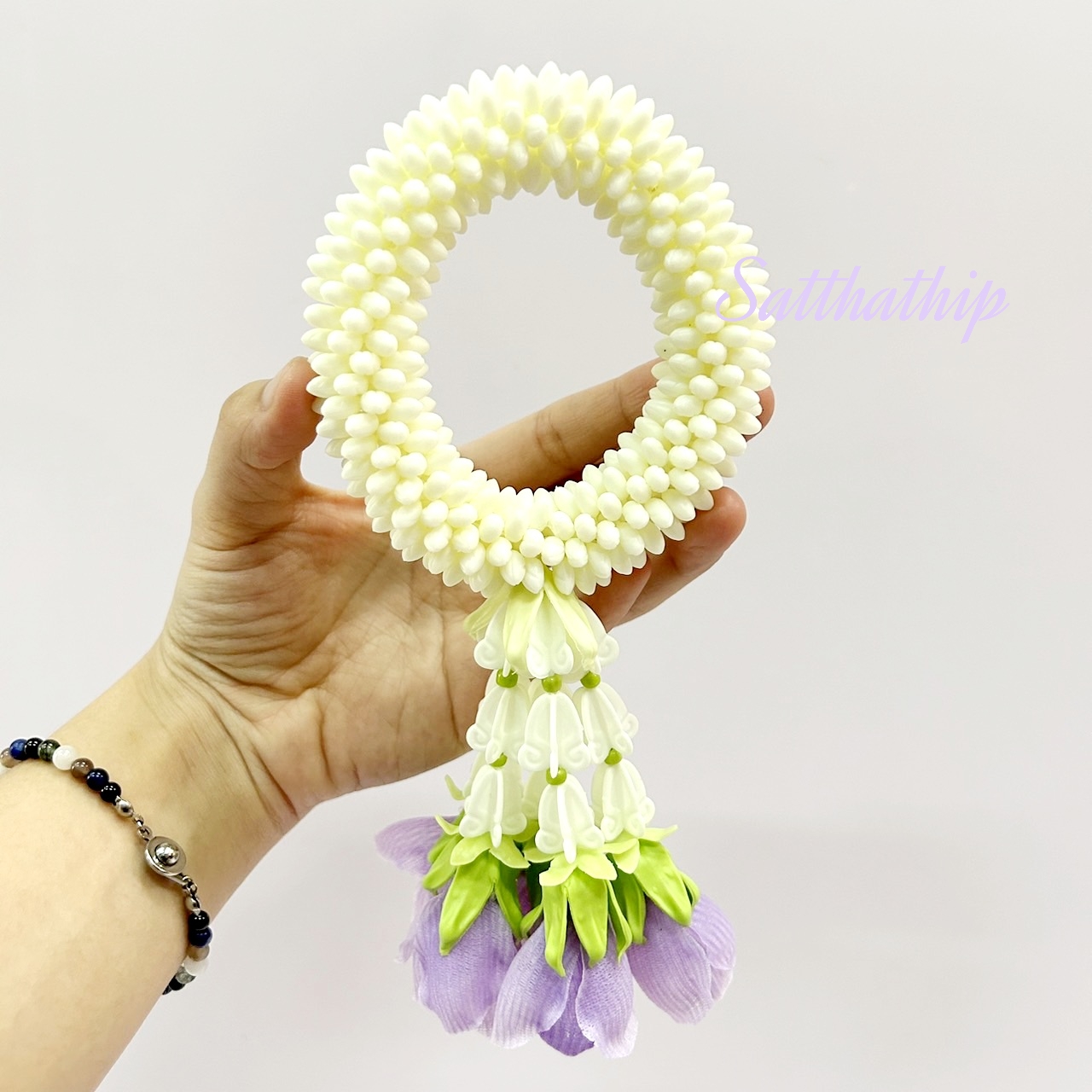 พวงมาลัยดอกมะลิ - พวงมาลัยดอกมะลิประดิษฐ์ - พวงมาลัยประดิษฐ์