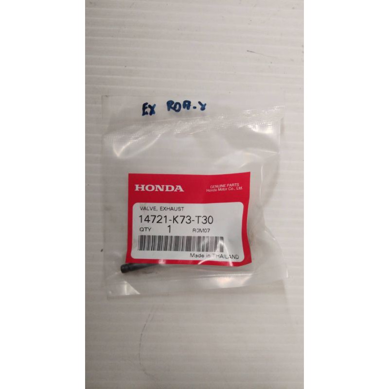 14721-K73-T30 วาล์วไอเสีย สำหรับรุ่น WAVE125, DREAM125, NICE125 อะไหล่แท้ HONDA