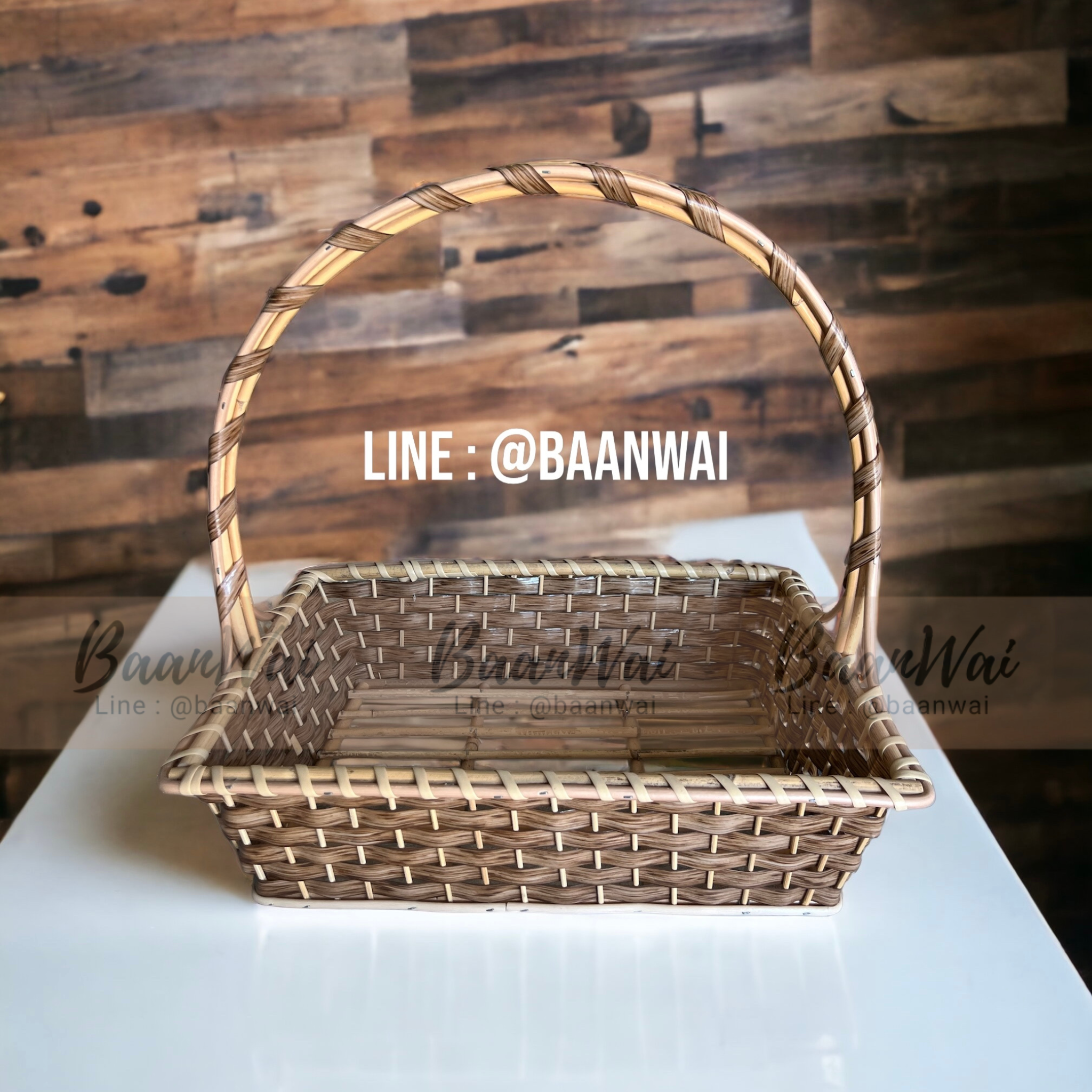 กระเช้า Code-003 ทรงเหลี่ยม