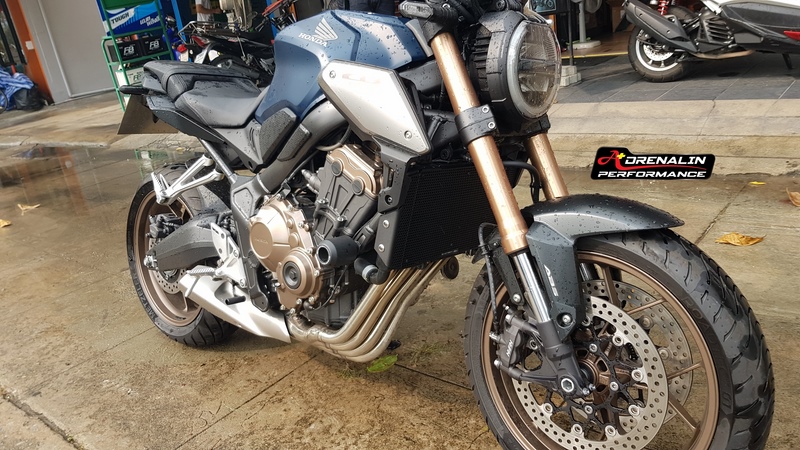 Evotech การ์ดหม้อน้ำ (Radiator guard) สำหรับ CB650 R 19+, CBR650R 19+