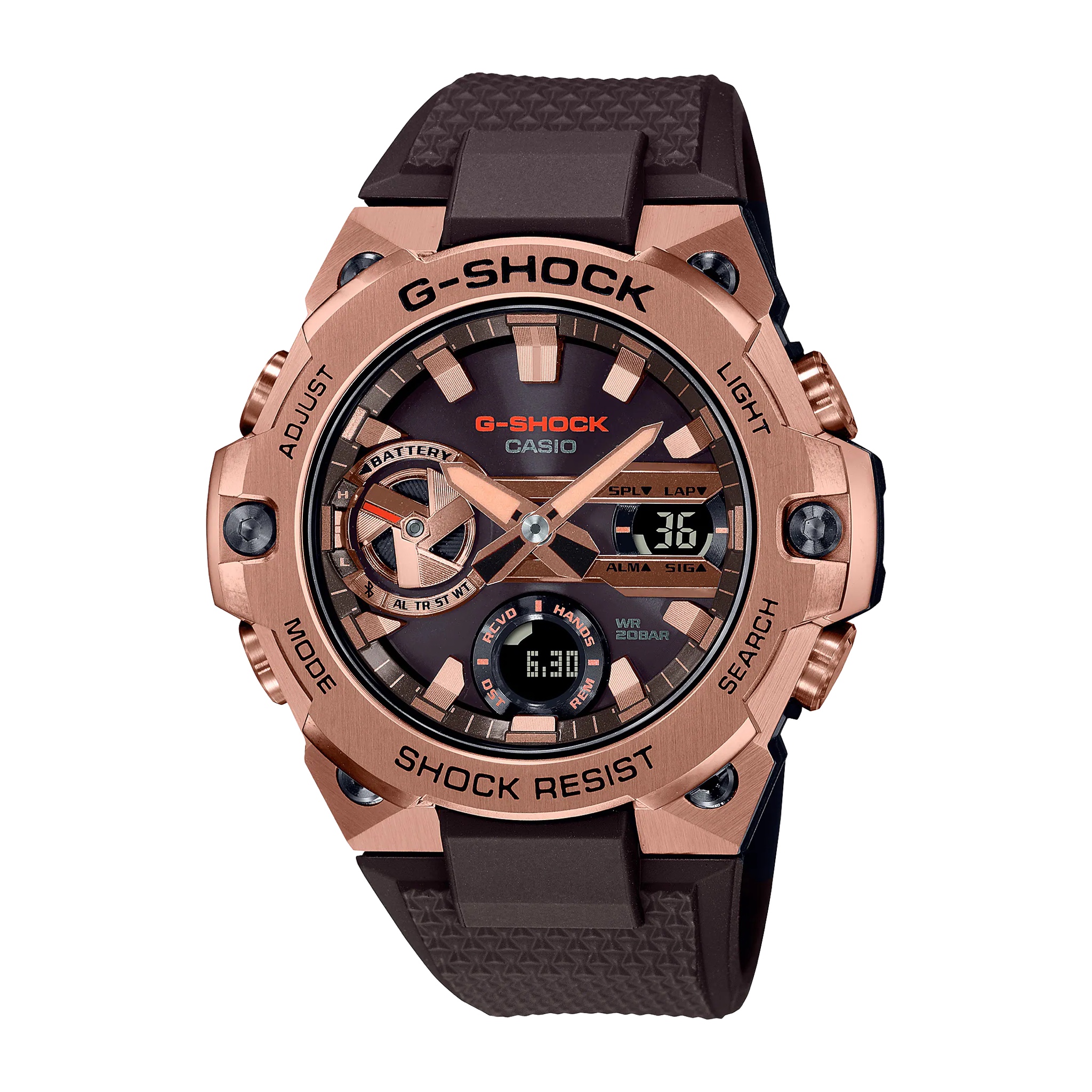 CASIO G-SHOCK นาฬิกาข้อมือ นาฬิกากันน้ำ นาฬิกาของแท้ ประกันศูนย์ CMG 1 ปี รุ่น GST-B400MV-5A