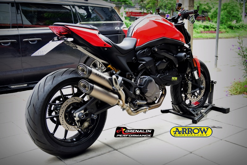 Evotech กันล้มล้อหน้า/หลังสำหรับ Monster 937 2021+