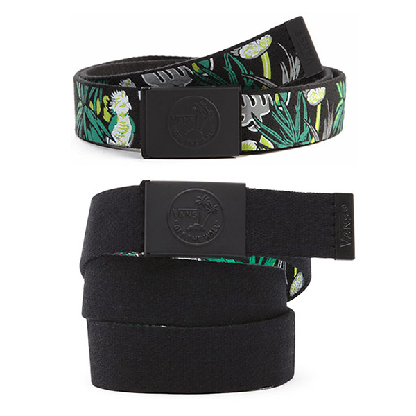 Vans Multi Palm Web Belt - BLACK/VAN DOREN (ใช้ได้ 2 ด้าน)