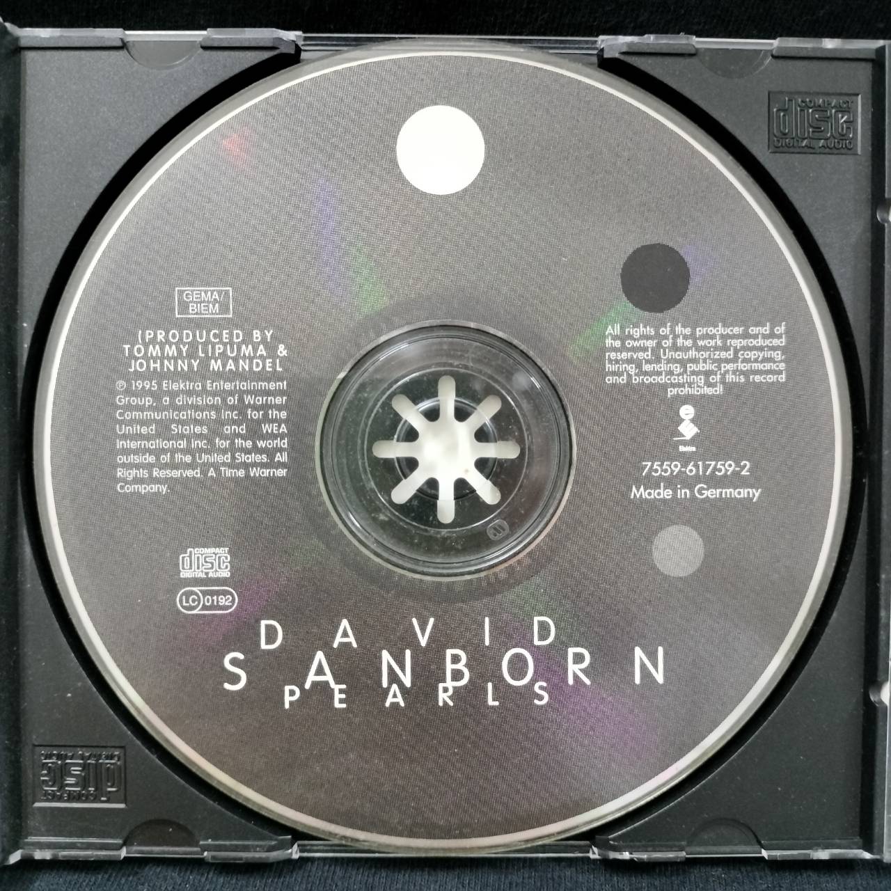 David Sanborn – Pearls / GERMANY / แผ่นเป็นรอย