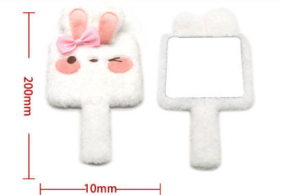 กระจกด้ามจับ,กระจกพกพา,กระจกด้ามจับขนตุ๊กตา,กระจกผลิตตามแบบ,ขั้นต่ำ500ชิ้น