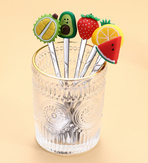 ช้อนจิ้มผลไม้,ส้อมจิ้มผลไม้,ช้อนสแตนเลส,ส้อมสแตนเลส