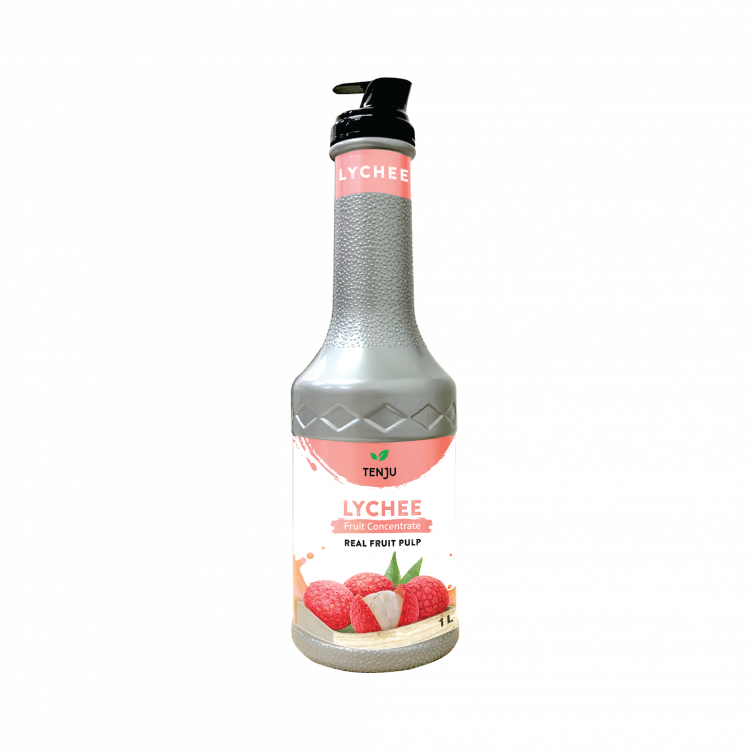 Tenju Fruit Concentrate Lychee 1 Lt. เท็นจู น้ำผลไม้เข้มข้น รสลิ้นจี่ 1 ลิตร (05-8486)