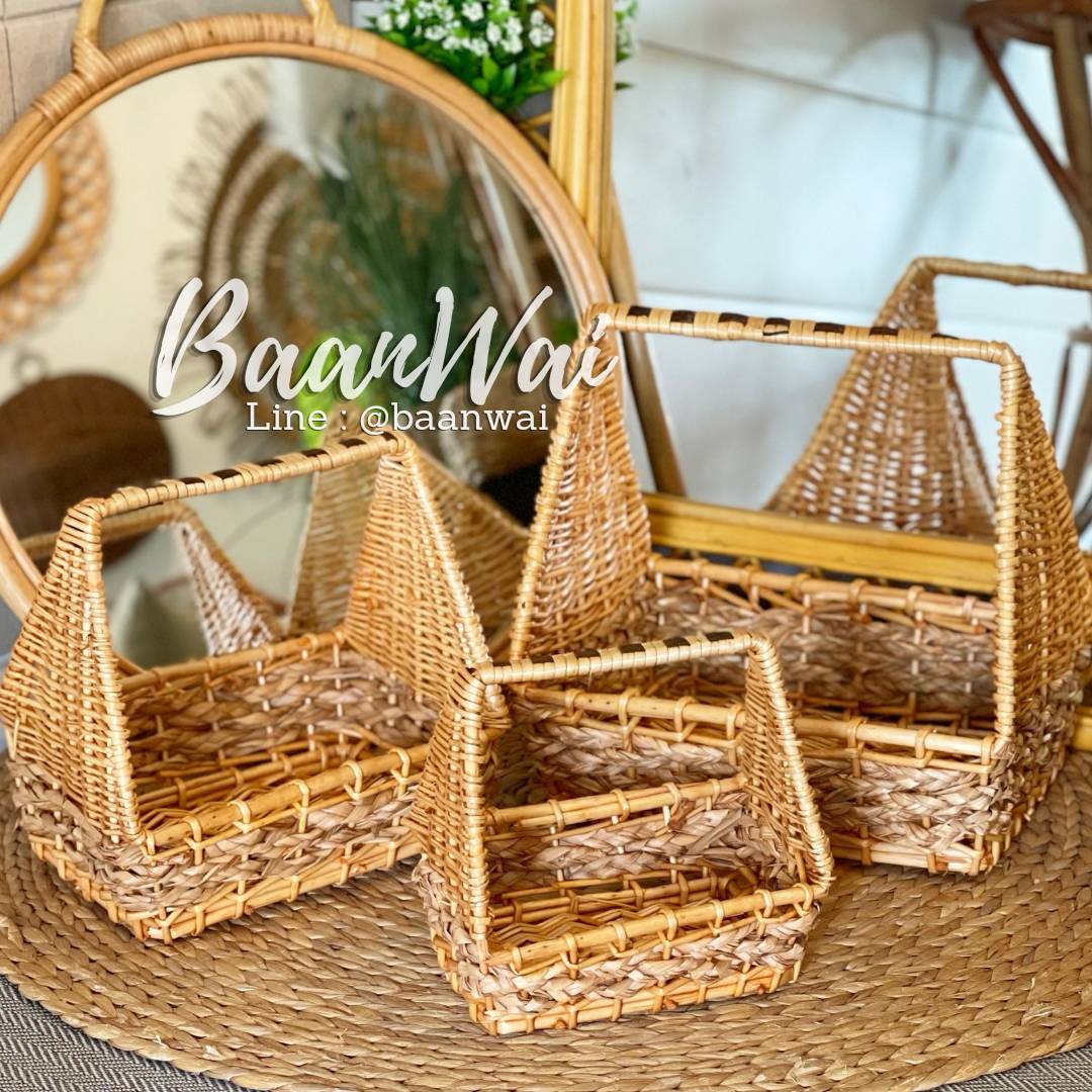 กระเช้า Code-005 VIP ทรงรี - ทรงเหลี่ยม