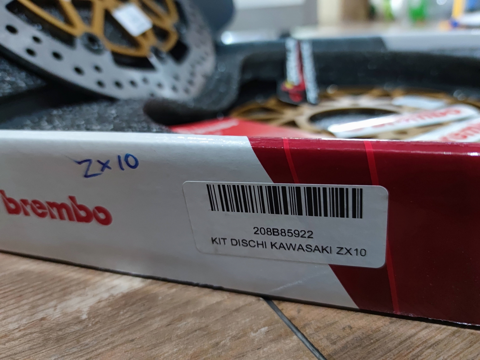 จานเบรคหน้า brembo HP supersport สำหรับ ZX10 2016+