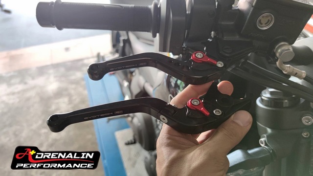 Evotech ก้านเบรค+ก้านคลัทช์ สำหรับ tiger 800 ทุกรุ่น