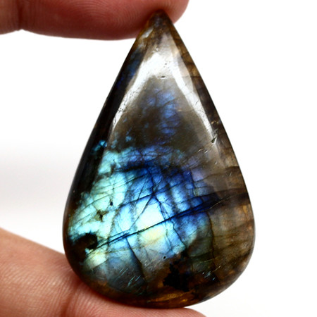 พลอยลาบราโดไรท์ (Labradorite) 80.15 กะรัตขนาดใหญ่