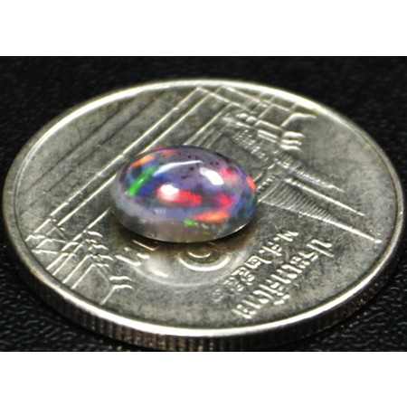 โอปอลหลากสี (ฺBlack Opal) 0.75 กะรัต