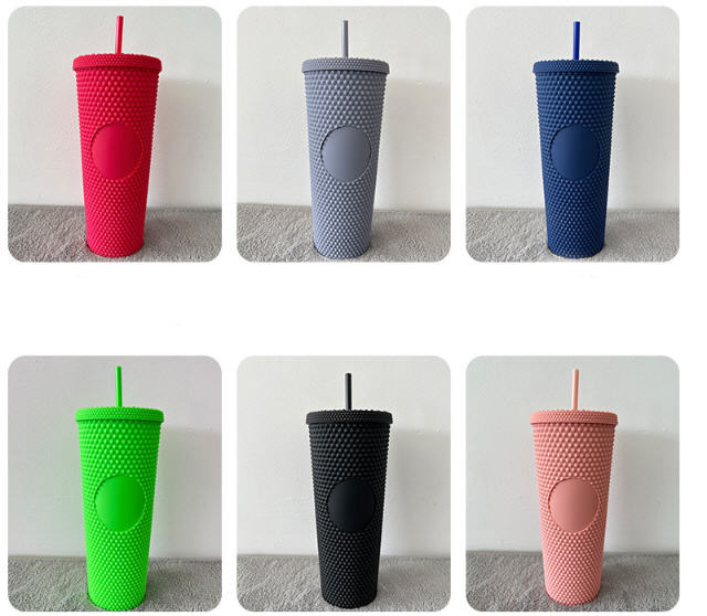 แก้วพลาสติกพร้อมหลอด,แก้วหนาม