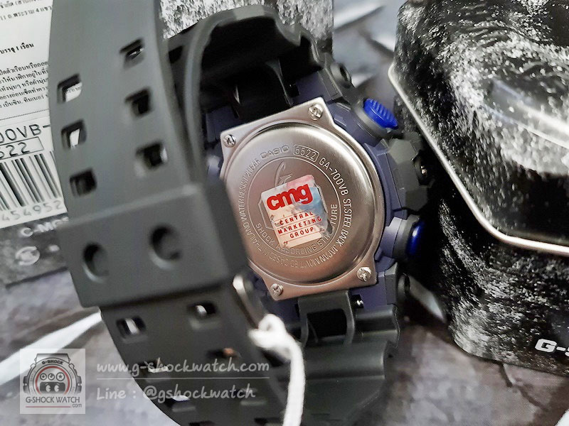 CASIO G-SHOCK นาฬิกาข้อมือ นาฬิกากันน้ำ นาฬิกาของแท้ ประกันศูนย์ CMG 1 ปี รุ่น GA-700VB-1A