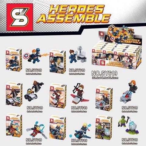 เลโก้จีน SY619 ชุด super heroes The Avengers 2