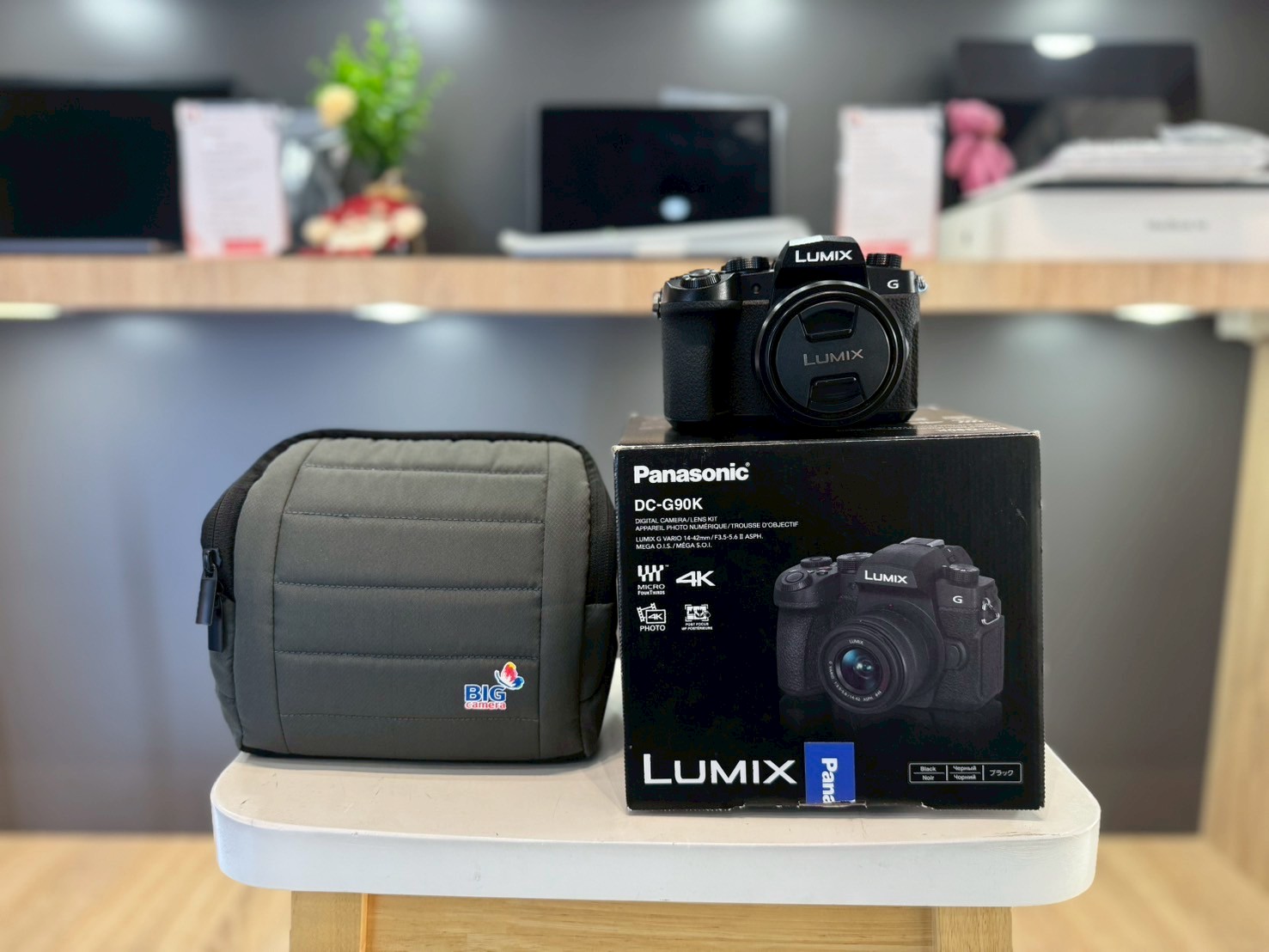 Panasonic Lumix DC-G90K + เลนส์ : Lans Panasonic Lumix G VARIO 14-42mm/F3.5-5.6 II ASPH./MEGA O.I.S. Black