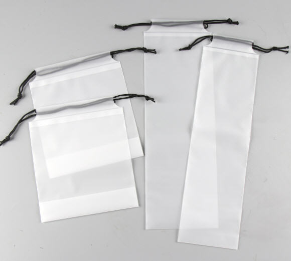 ถุงใส่ของcpe,ถุงหูรูดพลาสติกCPE,สกรีนโลโก้,ความหนา สองด้าน0.16 มม.