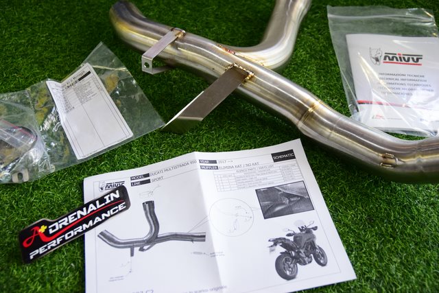 คอท่อ Mivv สำหรับ Multistrada 950 2017+ ใช้ได้กับปลายทุกยี่ห้อ (For Exhibition only)