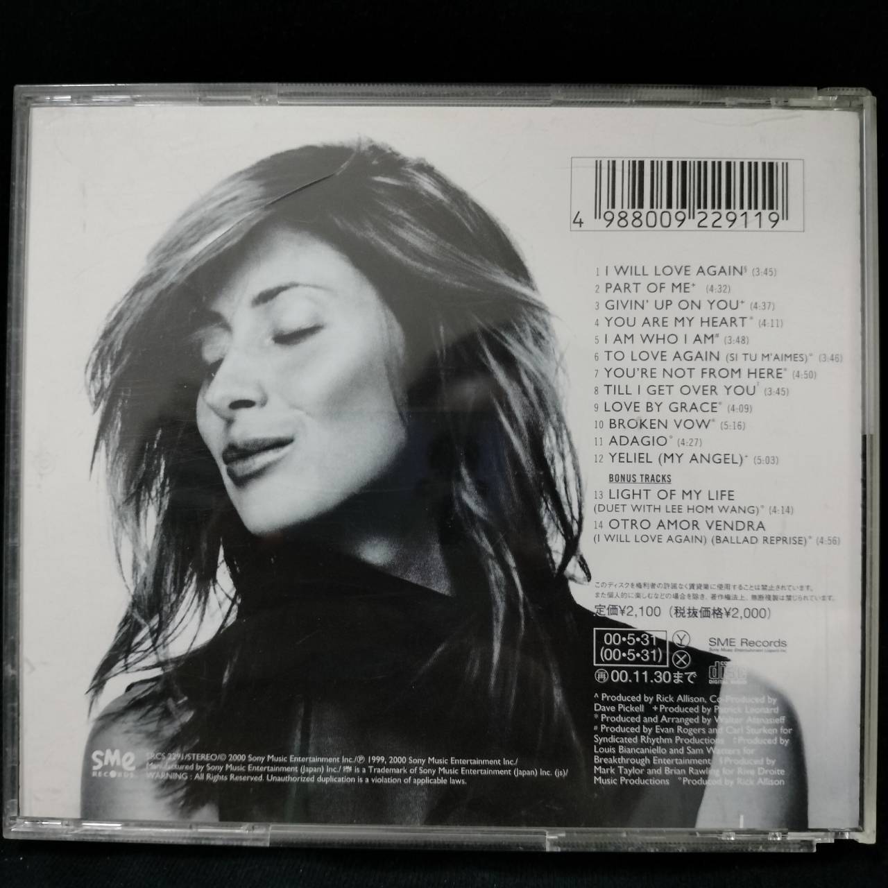 Lara Fabian – Lara Fabian / JAPAN / ฝากล่องหัก / แผ่นดี / มี Obi