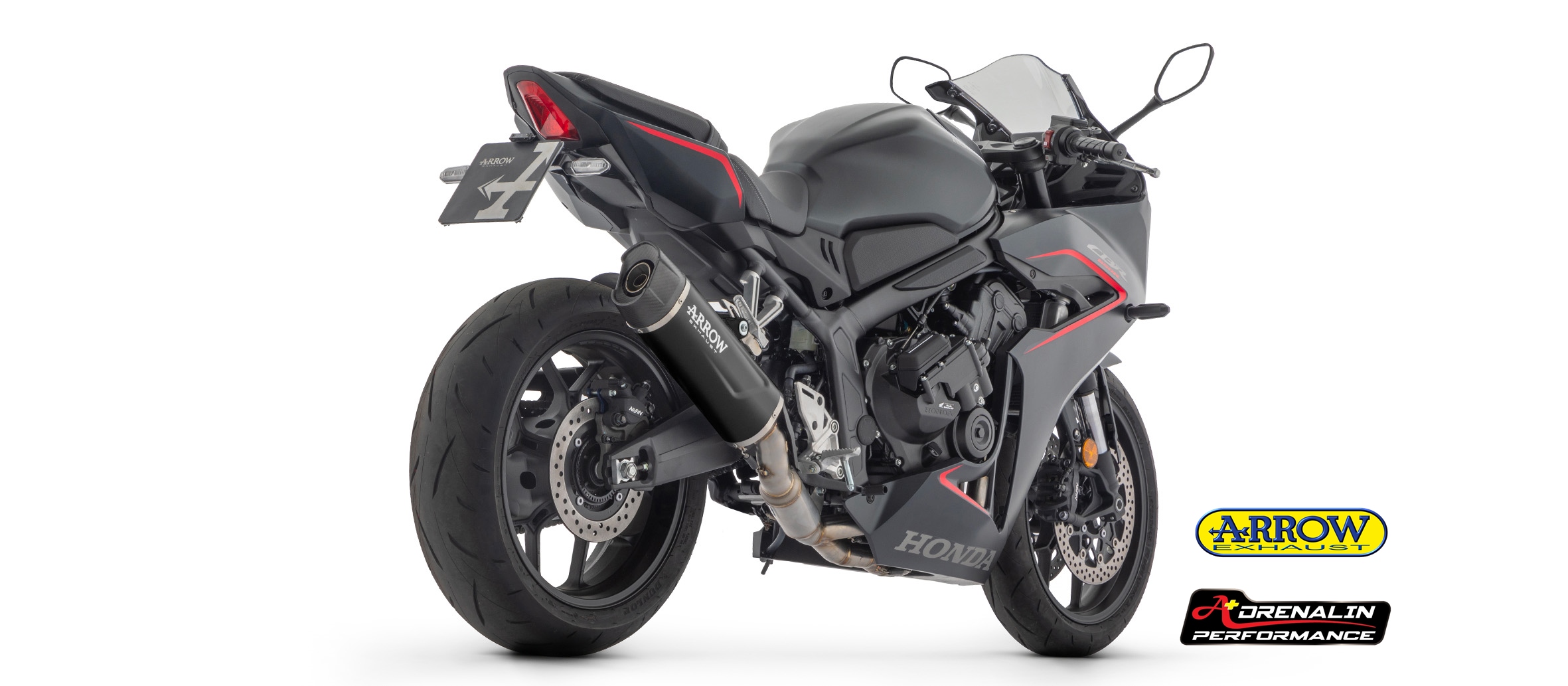 ท่อ Arrow Full System รุ่น indy race 2024 สำหรับ CB650R CBR650R 2024+ e-clutch (for exhibition only)