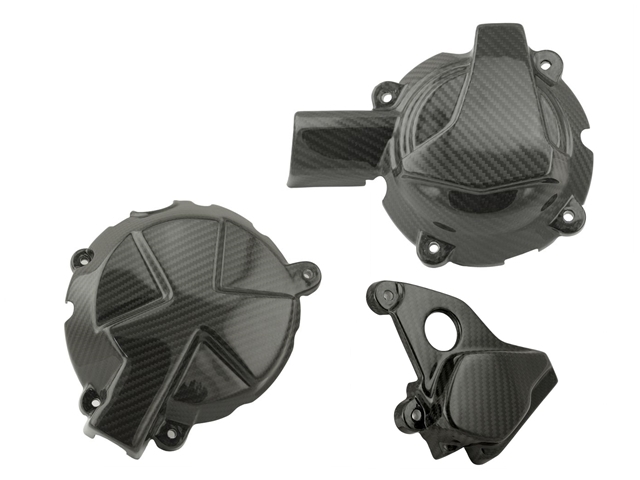 Carbon World - เซ็ทครอบเครื่องซ้ายขวา (3ชิ้น) สำหรับ S1000RR 2020+