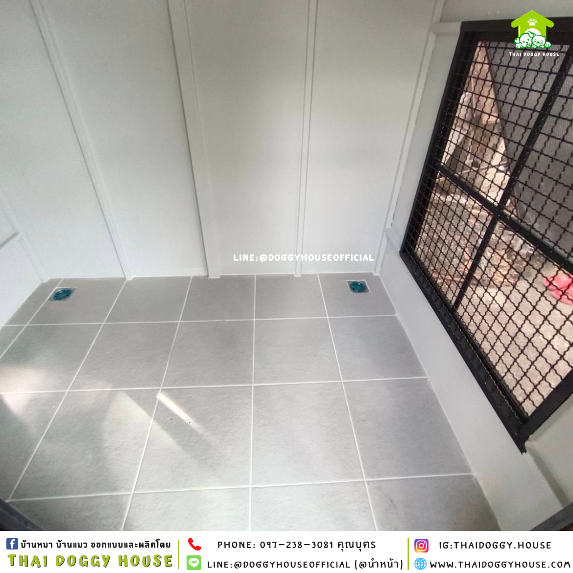 บ้านหมา ติดพัดลม แบบบ้าน 𝐍𝐨𝐫𝐝𝐢𝐜 𝐬𝐭𝐲𝐥𝐞