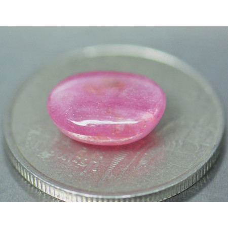 พลอยทับทิม (Ruby) 4.35 กะรัตสีชมพู