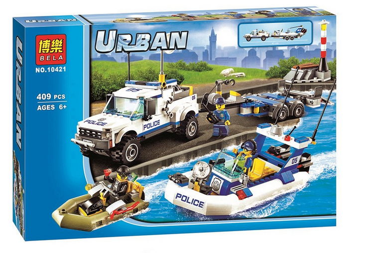 เลโก้จีน Bela 10421 ชุด Urban ตำรวจ